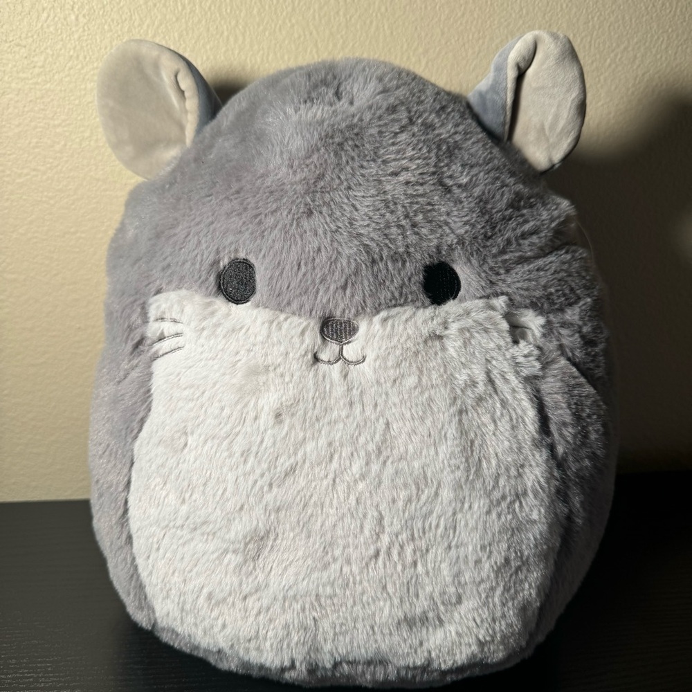 Squishmallows FuzzAMallows Miper the Chinchilla 8" Plush Toy